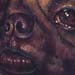tattoo galleries/ - color pug portrait